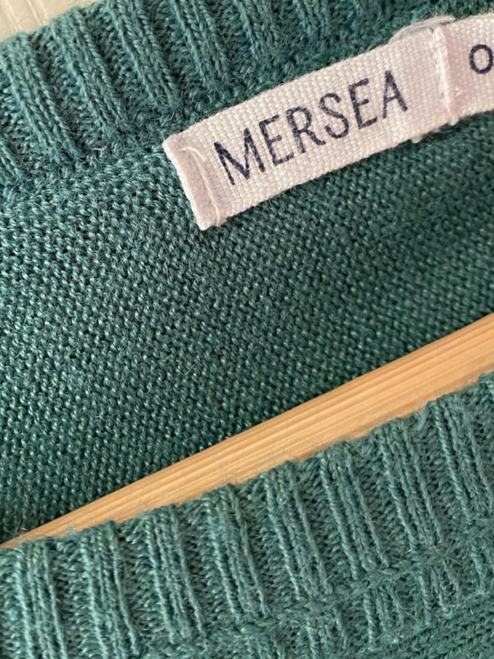 MERSEA Catalina Teal Lagenlook Oversized‎ Crewneck Sweater OSFM - Picture 3 of 8